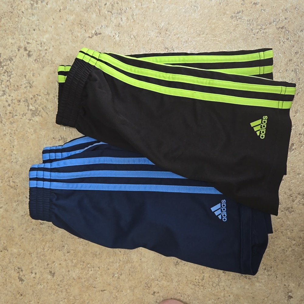 Adidas 3-Stripe Shorts, set of 2, 4T